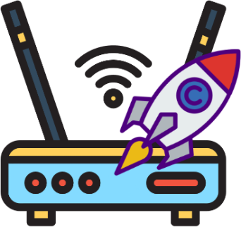 Icon for network and Wi-Fi optimization